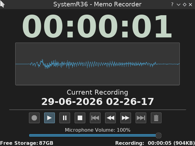 SystemR36 MemoRecorder - Image 3