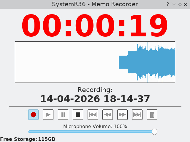SystemR36 MemoRecorder - Image 2