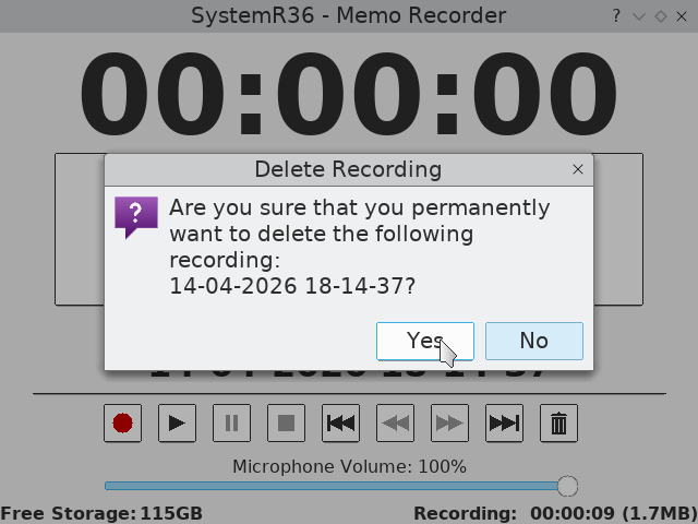 SystemR36 MemoRecorder - Image 4