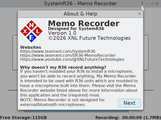 SystemR36 MemoRecorder - Image 5