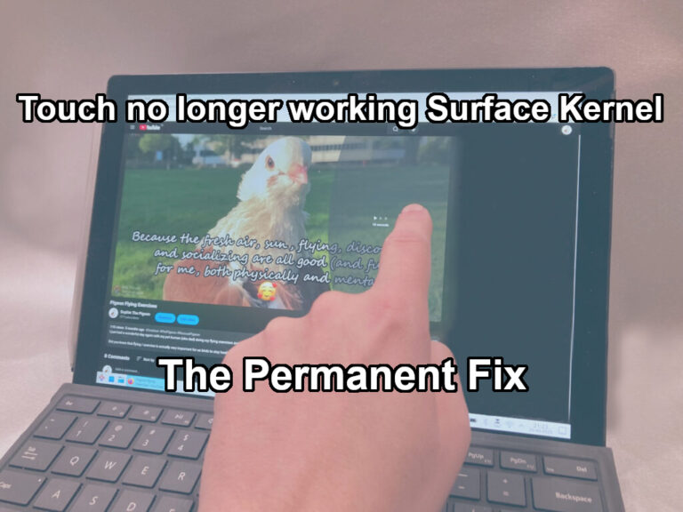 [FIX] Touchscreen no longer working on Surface Kernel